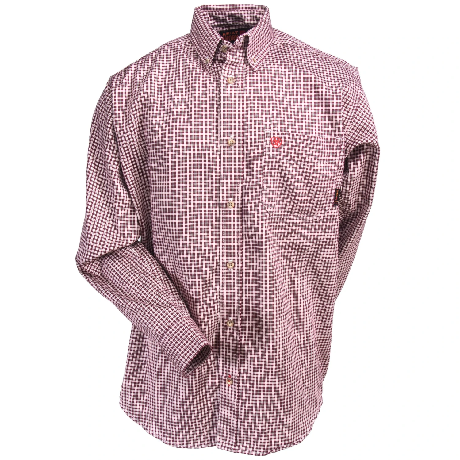 Ariat Work FR Shirts: Men's 10015945 Bell Button Down Twill Shirt 4 Ariat Work FR Shirts: Men's 10015945 Bell Button Down Twill Shirt - Image 2