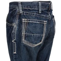 Ariat Work FR Jeans: Men's FR M4 Boundary 10016173 Clay Boot Cut Jeans -Work Attire Shop ariat 10016173 clay l 01