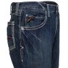 Ariat Work FR Jeans: Men's FR M4 Boundary 10016173 Clay Boot Cut Jeans -Work Attire Shop ariat 10016173 clay r 01