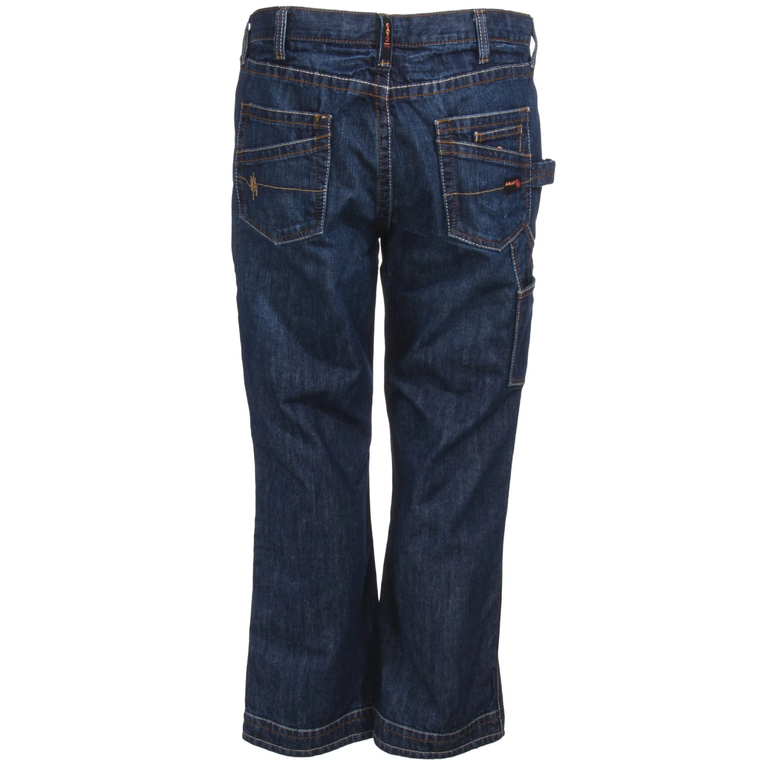 Ariat Work FR Jeans: FR M4 Workhorse 10017262 Men's Washed Flint Boot Cut Jeans 6 Ariat Work FR Jeans: FR M4 Workhorse 10017262 Men's Washed Flint Boot Cut Jeans - Image 4