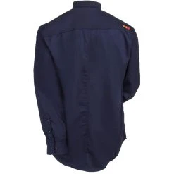 Ariat Work FR Shirts: 10018816 Solid Navy FR Long-Sleeve Men's Button-Down Work Shirt 7 Ariat Work FR Shirts: 10018816 Solid Navy FR Long-Sleeve Men's Button-Down Work Shirt -Work Attire Shop ariat 10018816 nvy b 01