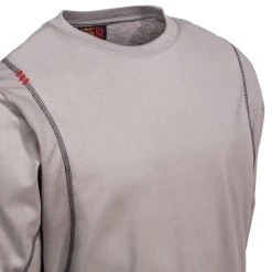 Ariat Work FR Shirts: FR AC 10019015 Silver Fox Men's Long-Sleeve Shirt