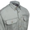 Ariat Work FR Shirts: Men's 10019063 FR Solid Vented Long-Sleeve Button-Down Silver Shirt -Work Attire Shop ariat 10019063 cd 01