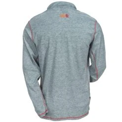 Ariat Shirts: Men's 10014377 Grey Flame-Resistant Polartec Quarter-Zip Shirt