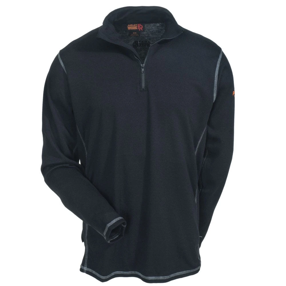 Ariat Shirts: Men's 10014378 Black Flame-Resistant Polartec Baselayer Shirt 5 Ariat Shirts: Men's 10014378 Black Flame-Resistant Polartec Baselayer Shirt - Image 3