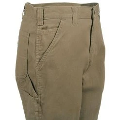 Carhartt Pants: Men's B324 DKH Dark Khaki Relaxed Fit Cotton Pants -Work Attire Shop b324dkh carharttr 01
