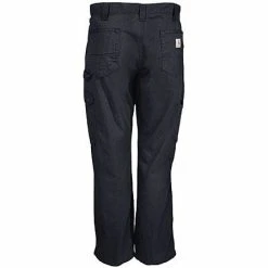 Carhartt Pants: Men's B342 BLK Black Ripstop Cotton Cargo Work Pants 9 Carhartt Pants: Men's B342 BLK Black Ripstop Cotton Cargo Work Pants -Work Attire Shop b342blk carharttb 01