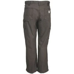 Carhartt Pants: Men's B342 DFE Brown Ripstop Cotton Work Pants