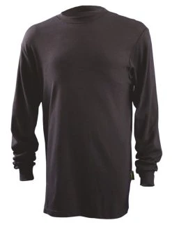 OccuNomix Shirts: Men's FR TCR1200 Black Flame Resistant Long Sleeve Shirt
