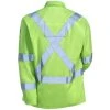 Black Stallion Jackets: Men's JF1012 LM Hi Vis Lime Green FR Welding TruGuard 200 Jacket -Work Attire Shop black stallion jf1012 lm b 01
