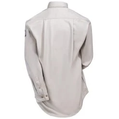 Black Stallion Shirts: Men's WF2110 ST Flame-Resistant TruGuard 300 FR Khaki Long-Sleeve Button-Down Shirt