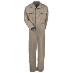 Bulwark Coveralls: Men's CEB2 KH Flame-Resistant Cotton Khaki Coveralls 10 Bulwark Coveralls: Men's CEB2 KH Flame-Resistant Cotton Khaki Coveralls -Work Attire Shop bulwark ceb2kh f 01