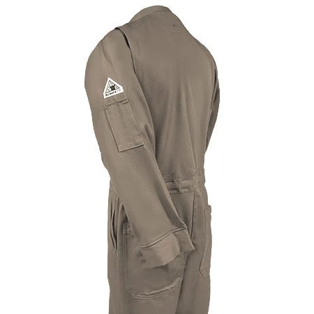 Bulwark Coveralls: Men's CEB2 KH Flame-Resistant Cotton Khaki Coveralls 4 Bulwark Coveralls: Men's CEB2 KH Flame-Resistant Cotton Khaki Coveralls - Image 2