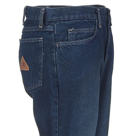 Bulwark Jeans: Men's PEJM SD Flame-Resistant Blue Denim Straight Cut Jeans 3 Bulwark Jeans: Men's PEJM SD Flame-Resistant Blue Denim Straight Cut Jeans
