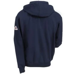 Bulwark Sweatshirts: Men's SEH4 NV Navy Flame-Resistant Hooded Zip-Up Sweatshirt 11 Bulwark Sweatshirts: Men's SEH4 NV Navy Flame-Resistant Hooded Zip-Up Sweatshirt -Work Attire Shop bulwark seh4nv2 b 01