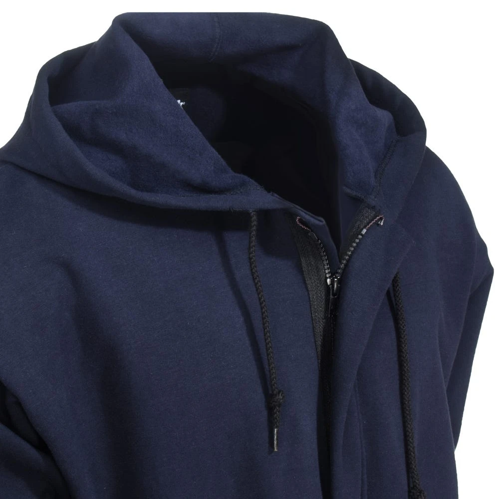 Bulwark Sweatshirts: Men's SEH4 NV Navy Flame-Resistant Hooded Zip-Up Sweatshirt 5 Bulwark Sweatshirts: Men's SEH4 NV Navy Flame-Resistant Hooded Zip-Up Sweatshirt - Image 3