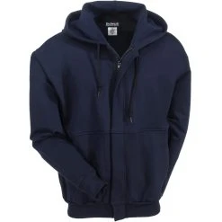Bulwark Sweatshirts: Men's SEH4 NV Navy Flame-Resistant Hooded Zip-Up Sweatshirt 10 Bulwark Sweatshirts: Men's SEH4 NV Navy Flame-Resistant Hooded Zip-Up Sweatshirt -Work Attire Shop bulwark seh4nv2 f 01