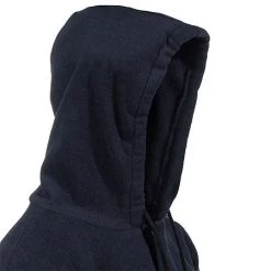 Bulwark Sweatshirts: Men's Blue SMH6 NV Flame-Resistant Hooded Sweatshirt -Work Attire Shop bulwark smh6 nv h 01