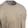 Carhartt Force Shirts: Men's 100235 250 Khaki Flame-Resistant Force Cotton Long-Sleeve T-Shirt -Work Attire Shop carhartt 100235 250 cd 01