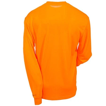 Carhartt Force Shirts: Men's Force Orange 100494 824 High Visibility Work Shirt 5 Carhartt Force Shirts: Men's Force Orange 100494 824 High Visibility Work Shirt - Image 3