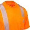 Carhartt Force Shirts: Men's Force Orange 100495 824 Hi Vis Short Sleeve Work Shirt -Work Attire Shop carhartt 100495824 cd 01