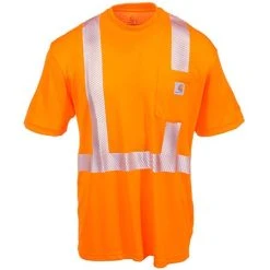 Carhartt Force Shirts: Men's Force Orange 100495 824 Hi Vis Short Sleeve Work Shirt 6 Carhartt Force Shirts: Men's Force Orange 100495 824 Hi Vis Short Sleeve Work Shirt -Work Attire Shop carhartt 100495824 f 01