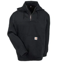 Carhartt Sweatshirts: Men's Paxton 100617 001 Water Repellant Hooded Sweatshirt 9 Carhartt Sweatshirts: Men's Paxton 100617 001 Water Repellant Hooded Sweatshirt -Work Attire Shop carhartt 100617 472 blk f 01