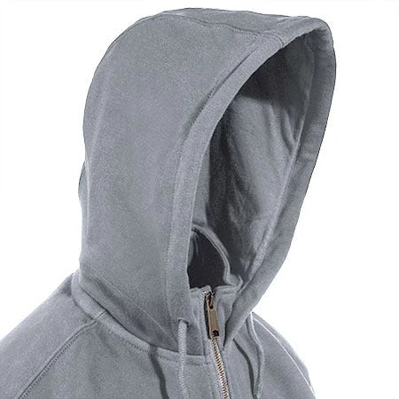 Carhartt Sweatshirts: Men's Heather Grey 100617 034 Rain Defender Hooded Sweatshirt 4 Carhartt Sweatshirts: Men's Heather Grey 100617 034 Rain Defender Hooded Sweatshirt - Image 2