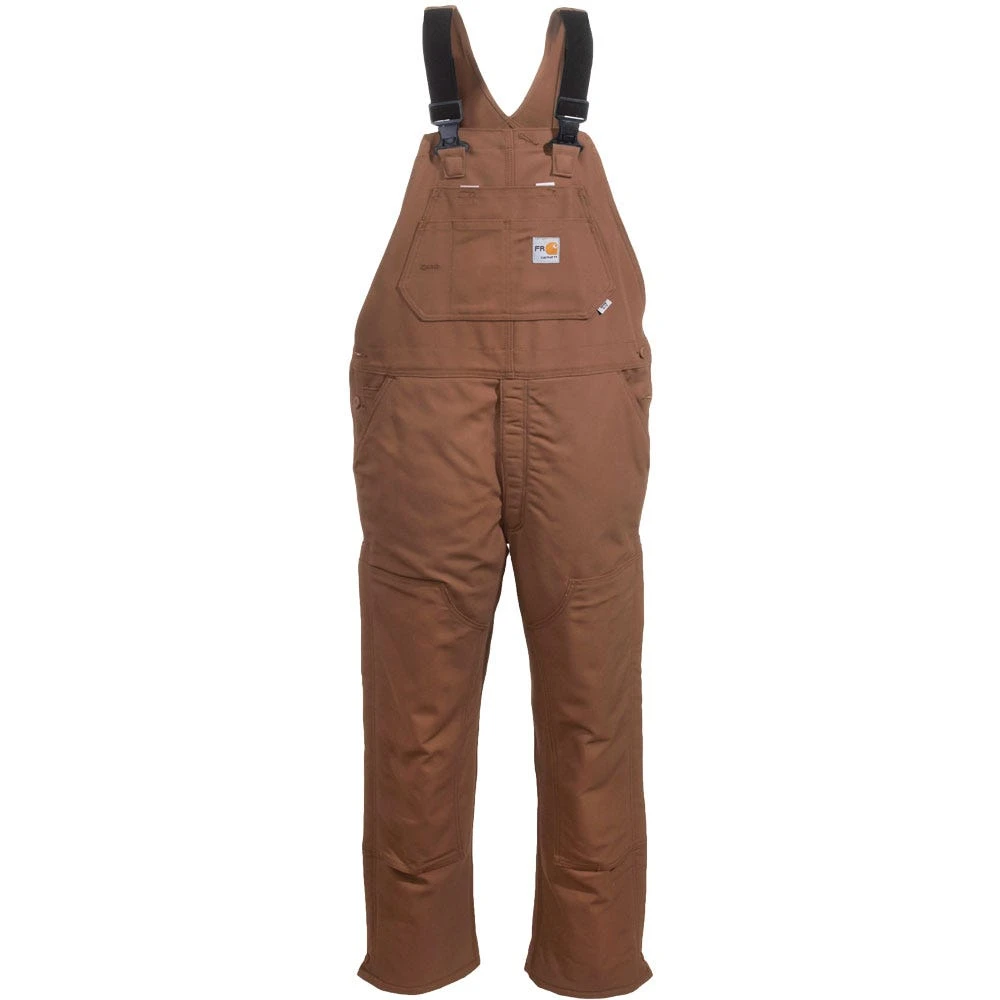 Carhartt Overalls: Men's 101626 211 FR Quilt Lined Cotton Duck Bib Overalls 3 Carhartt Overalls: Men's 101626 211 FR Quilt Lined Cotton Duck Bib Overalls