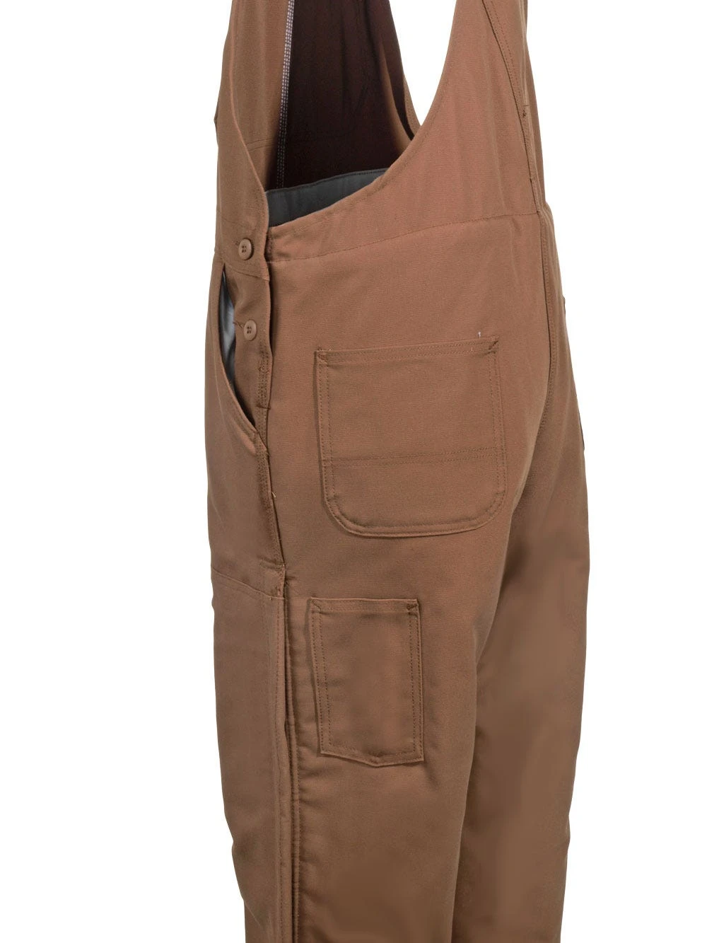 Carhartt Overalls: Men's 101626 211 FR Quilt Lined Cotton Duck Bib Overalls 6 Carhartt Overalls: Men's 101626 211 FR Quilt Lined Cotton Duck Bib Overalls - Image 4