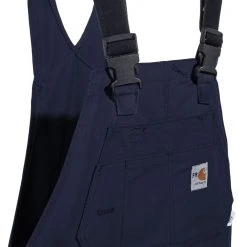 Carhartt Overalls: Men's 101626 410 Flame Resistant Lined Cotton Duck Bib Overalls -Work Attire Shop carhartt 101627 410 fd 01 1