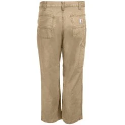 Carhartt Pants: Men's Rugged Flex 102291 253 Dark Khaki Dungarees