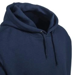 Carhartt Sweatshirts: Men's K288 472 New Navy Blue Midweight Hooded Logo Sweatshirt -Work Attire Shop carhartt k288472 cd 01