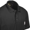 Carhartt Shirts: Men's K570 BLK Black Contractor's Work Pocket Polo Shirt 1 Carhartt Shirts: Men's K570 BLK Black Contractor's Work Pocket Polo Shirt -Work Attire Shop carhartt k570 blk cd 01