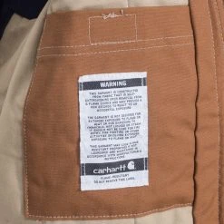 Carhartt Jackets: Men's FR Brown 102692 211 Full Swing Lanyard Access Jacket -Work Attire Shop carhartt 102692 211 3 1