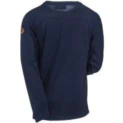 CAT Apparel Shirts: Men's 1630003 57E Navy FR Long-Sleeve Performance Crew Shirt