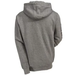 CAT Apparel Sweatshirts: Men's 1910709 004 Grey Hooded Trademark Banner Sweatshirt