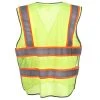 CAT Apparel Vests: 1322029 407 Hi Vis Yellow 5 Point Breakaway Safety Vest