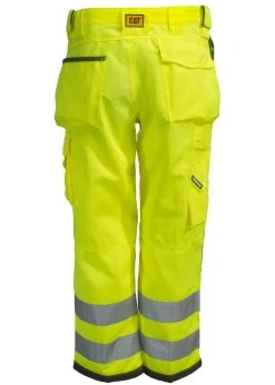 CAT Apparel Pants: Men's C172EHV 83F Hi Vis Trademark Trouser Pants 9 CAT Apparel Pants: Men's C172EHV 83F Hi Vis Trademark Trouser Pants -Work Attire Shop cat c172ehv 83f b 01