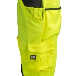 CAT Apparel Pants: Men's C172EHV 83F Hi Vis Trademark Trouser Pants 8 CAT Apparel Pants: Men's C172EHV 83F Hi Vis Trademark Trouser Pants -Work Attire Shop cat c172ehv 83f l 01