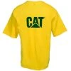 CAT Apparel Shirts: Men's W05324 555 Yellow Trademark Tee Shirt 1 CAT Apparel Shirts: Men's W05324 555 Yellow Trademark Tee Shirt -Work Attire Shop cat w05324 555 b 01