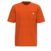 Carhartt Shirts: Men's K87 BOG Brite Orange Heavyweight Short Sleeve Loose Fit Pocket T Shirt 2 Carhartt Shirts: Men's K87 BOG Brite Orange Heavyweight Short Sleeve Loose Fit Pocket T Shirt -Work Attire Shop detail k87 bog p 1