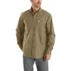 Carhartt Shirts: Men's 103554 253 Dark Khaki Rugged Flex Relaxed Fit Midweight Canvas Long Sleeve Shirt -Work Attire Shop download 2022 05 06t155804.521