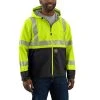 Carhartt Jackets: Men's 105300 BLM Brite Lime High-Visibility Storm Defender Loose Fit Midweight Class 3 Jacket