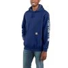 Carhartt Sweatshirts: Men's K288 H53 Scout Blue Heather Midweight Hooded Logo Sweatshirt -Work Attire Shop download 2022 05 20t102752.740
