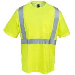 Ergodyne GloWear Men's 8289 Class 2 Economy Hi-Vis Lime Green T-Shirt 7 Ergodyne GloWear Men's 8289 Class 2 Economy Hi-Vis Lime Green T-Shirt -Work Attire Shop ergodyne 8289 lime f 01