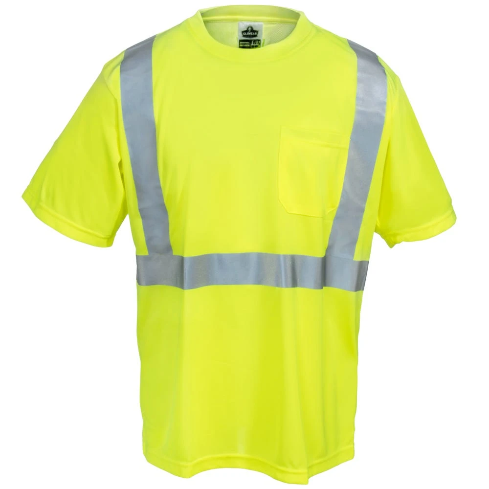 Ergodyne GloWear Men's 8289 Class 2 Economy Hi-Vis Lime Green T-Shirt 5 Ergodyne GloWear Men's 8289 Class 2 Economy Hi-Vis Lime Green T-Shirt - Image 3