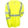 Ergodyne Shirts: Men's 8391 LM High Visibility Lime Class 3 Long Sleeve Tee Shirt -Work Attire Shop ergodyne 8391 ylw b 01