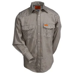 Wrangler Shirts: Men's FR124 MM Plaid Western Flame Resistant Work Shirt 11 Wrangler Shirts: Men's FR124 MM Plaid Western Flame Resistant Work Shirt -Work Attire Shop fr124mm 1