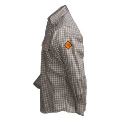 Wrangler Shirts: Men's FR124 MM Plaid Western Flame Resistant Work Shirt